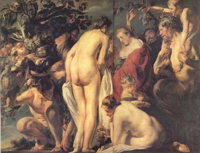 Jacob Jordaens Allegory of Fertility (Homage to Pomona) (mk14) France oil painting art